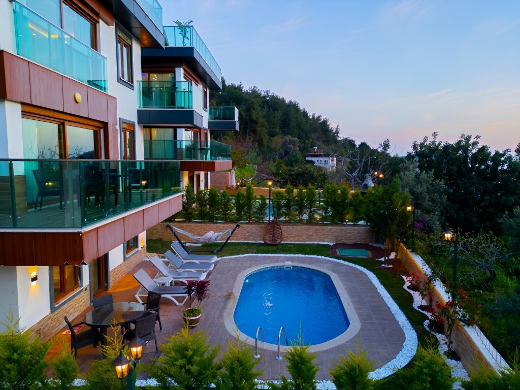 Ready furnished complex of villas, with sea and city view (Bektaş) - Umbrella Group - Photo 7