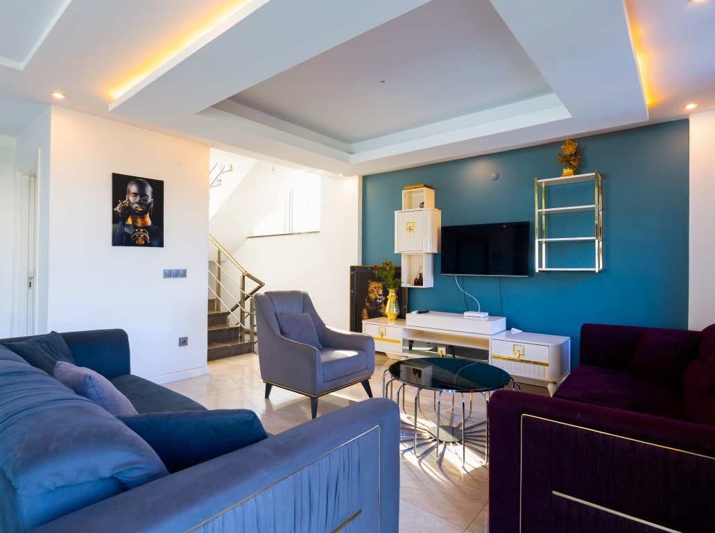 Ready furnished complex of villas, with sea and city view (Bektaş) - Umbrella Group - Photo 11
