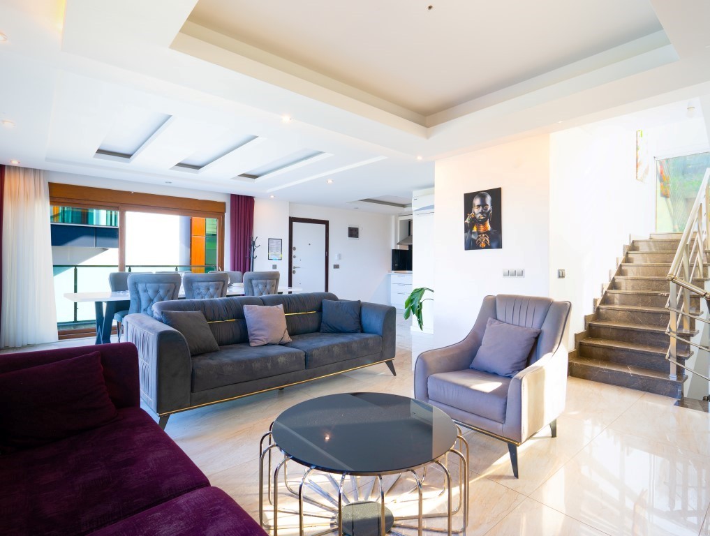 Ready furnished complex of villas, with sea and city view (Bektaş) - Umbrella Group - Photo 12