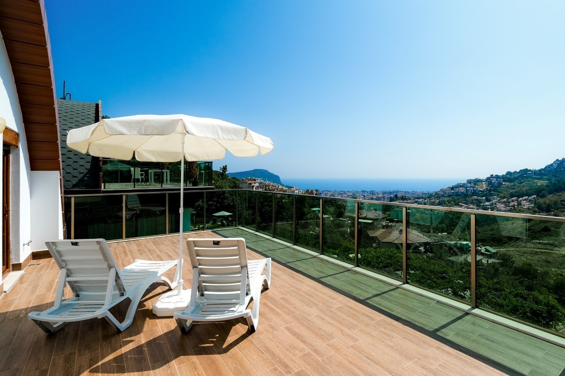 Ready furnished complex of villas, with sea and city view (Bektaş) - Umbrella Group - Photo 30