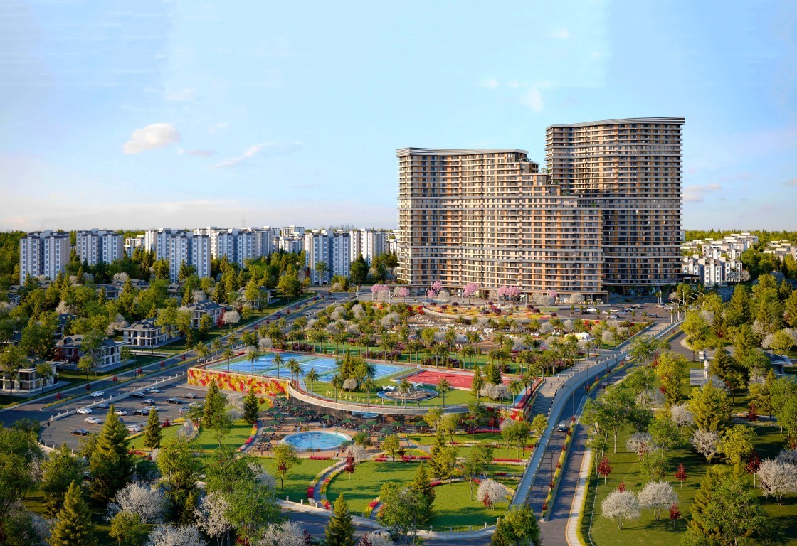 Investment residential complex by the hotel concept, with panoramic sea and lake view (Istanbul) - Umbrella Group