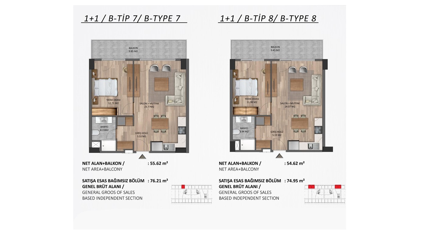 Modern JW Apartment on the Marmara Sea with marina in Buyukchekmedezhe - Umbrella Group - Photo 15