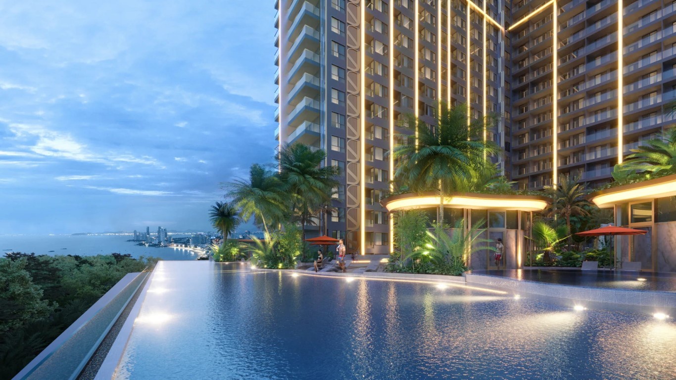High-rise iconic Grand Solaire Noble with panoramic views of the famous Gulf of Thailand sunsets, Thailand - Umbrella Group - Photo 7