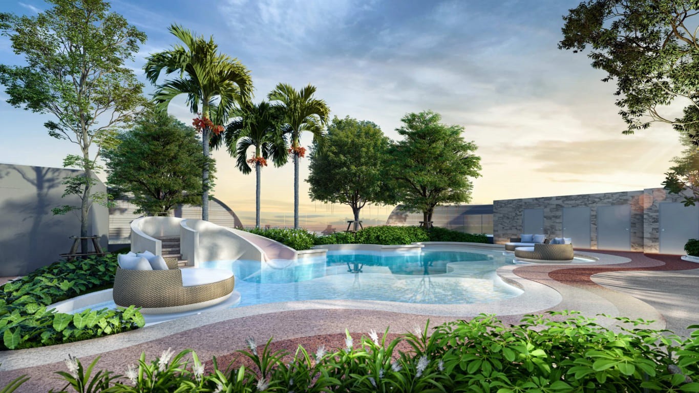 Wyndham Grand Residences Wongamat is a luxury residential tower in the prestigious Pattaya neighborhood of Pattaya - Umbrella Group - Photo 5