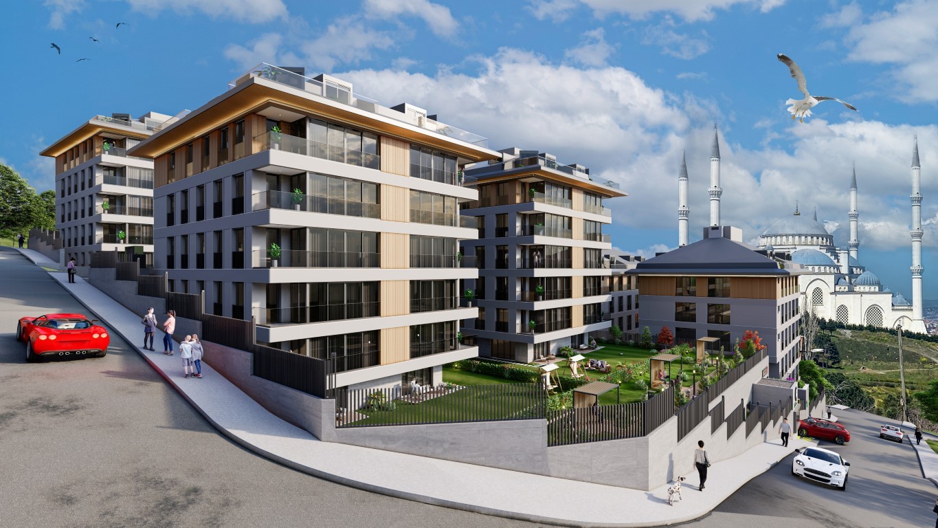 Residential complex with gardens and breathtaking panoramas of the Bosphorus in Usküdar - Umbrella Group - Photo 2