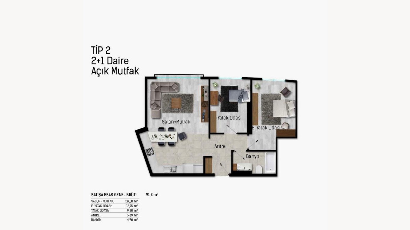 Prestigious residential project overlooking the largest financial center of Istanbul (Atasehir) - Umbrella Group - Photo 18