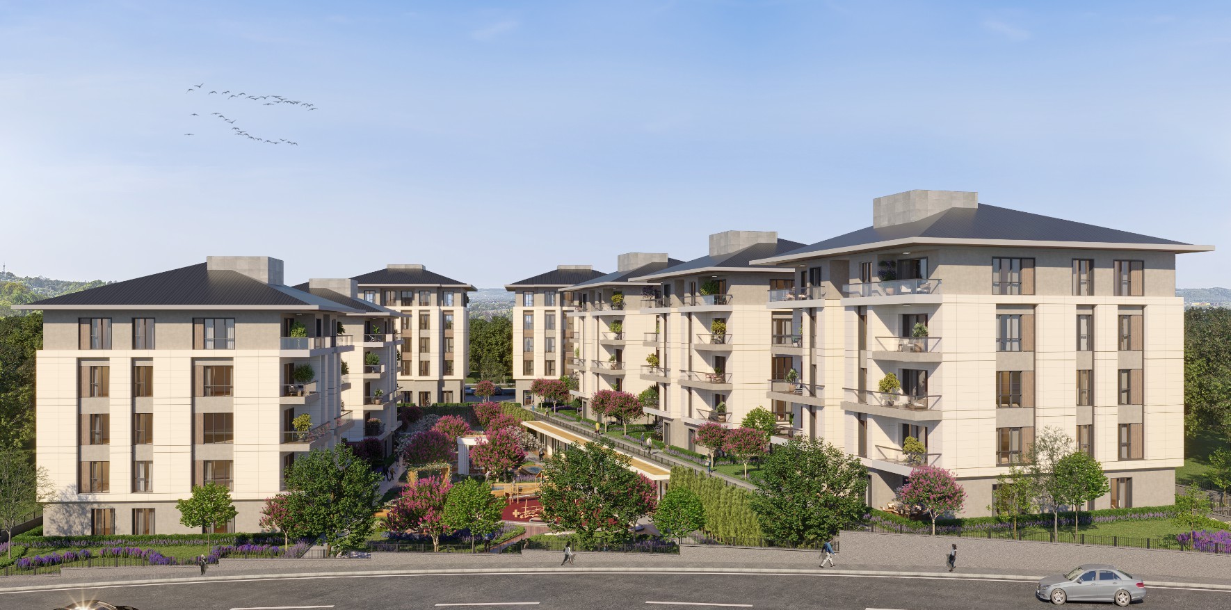 Modern Residential Complex in Başakşehir district, Istanbul, with spacious 3+1 and 4+1 apartments - Umbrella Group - Photo 2