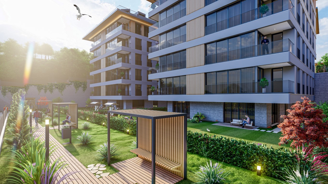Residential complex with gardens and breathtaking panoramas of the Bosphorus in Usküdar - Umbrella Group - Photo 10