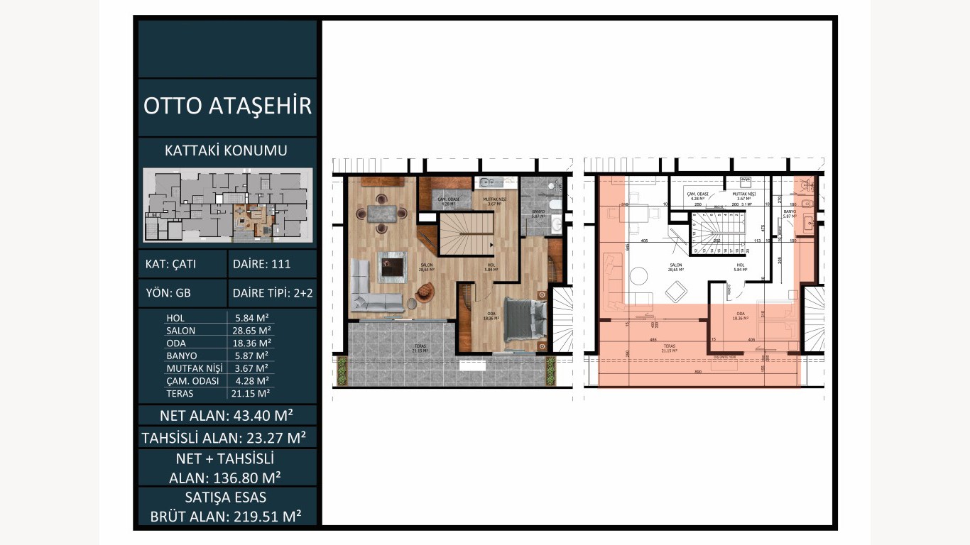 A modern project offering residential, commercial and office space in the heart of Ataşehir district. - Umbrella Group - Photo 24