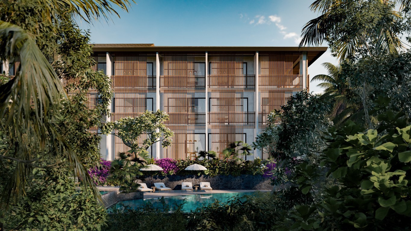 Residential three-storey complex located on a hill, in Ubud district - Umbrella Group