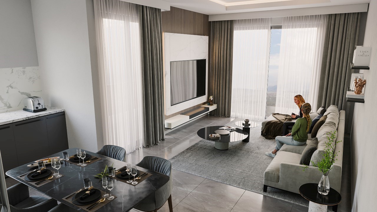 Cozy residential project in the center of the Mahmutlar district - Umbrella Group - Photo 23