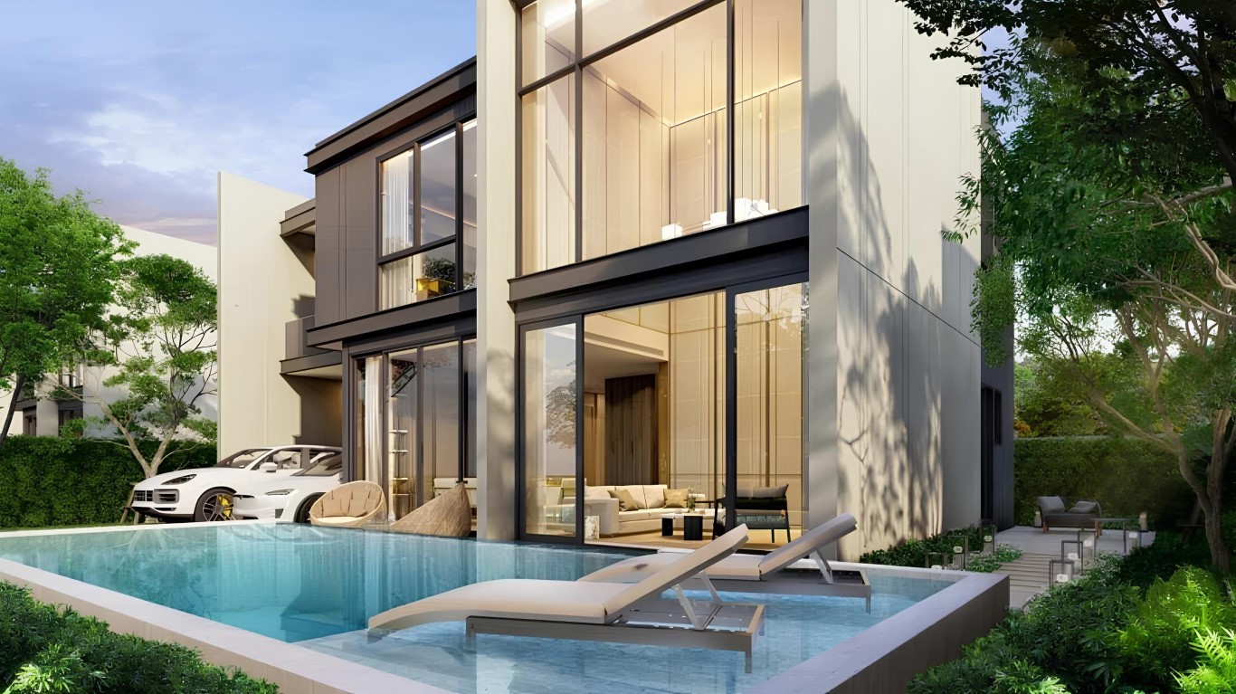Highland Park Pool Villas, a complex of luxury villas with swimming pool, on the hillside in the prestigious area of Pattaya - Umbrella Group - Photo 4