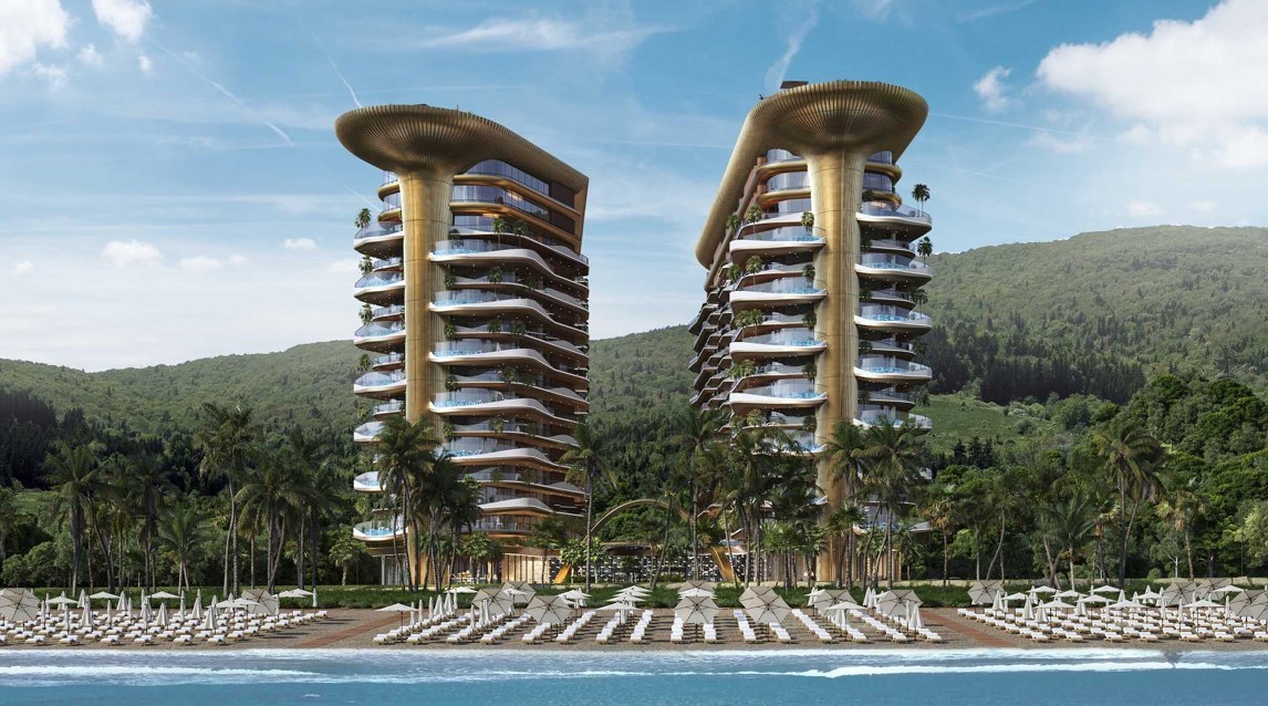 A new project of hotel-type residential complex with picturesque views, located on the first coastline in Gonio-Kvariati, Batumi. - Umbrella Group