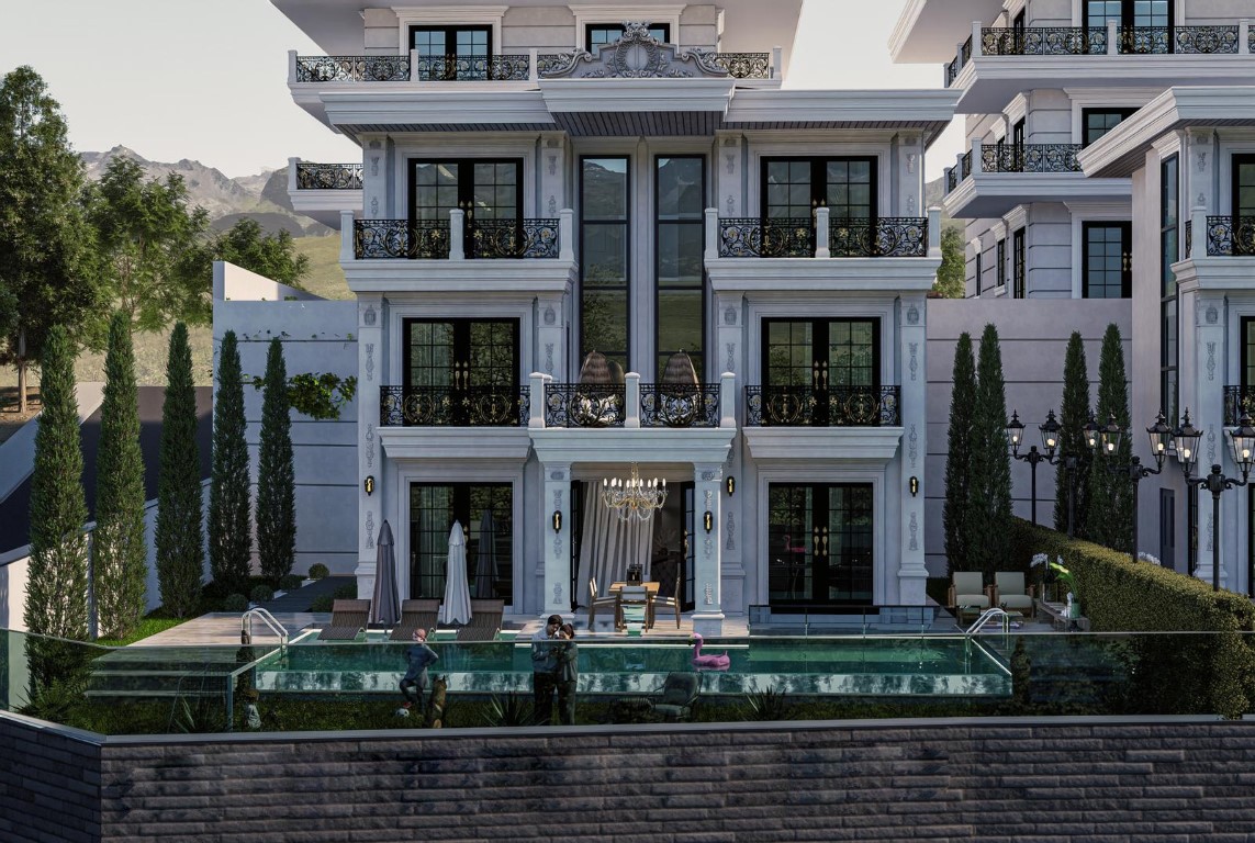 Private 5+1 villas with panoramic views of the sea and the city