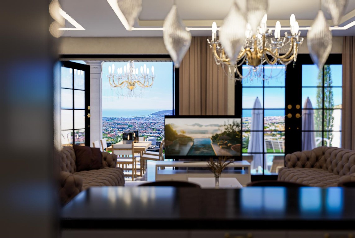 Private 5+1 villas with panoramic views of the sea and the city - Photo 14