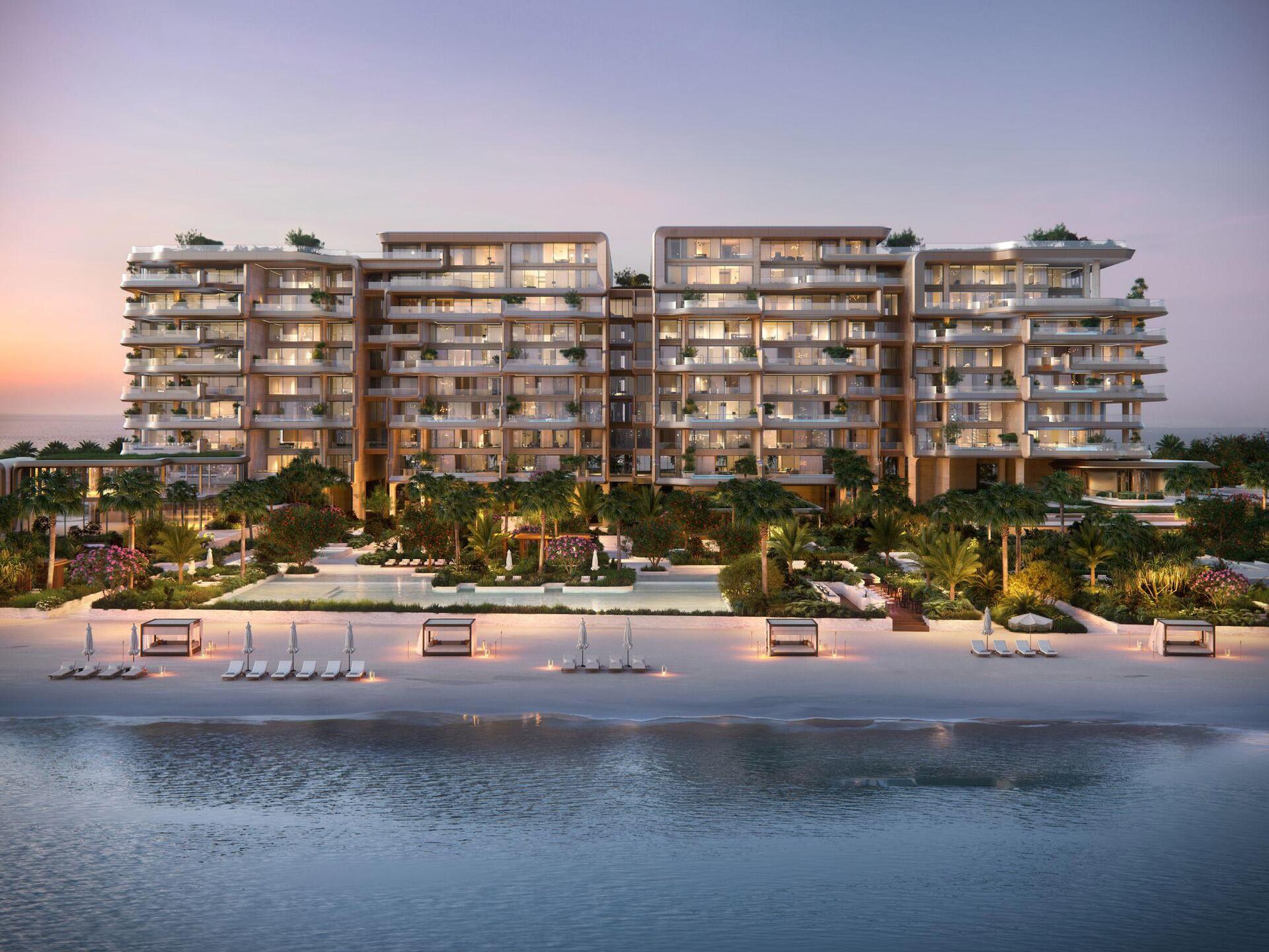 The Alba Residences — beachfront residences on Palm Jumeirah with a private beach