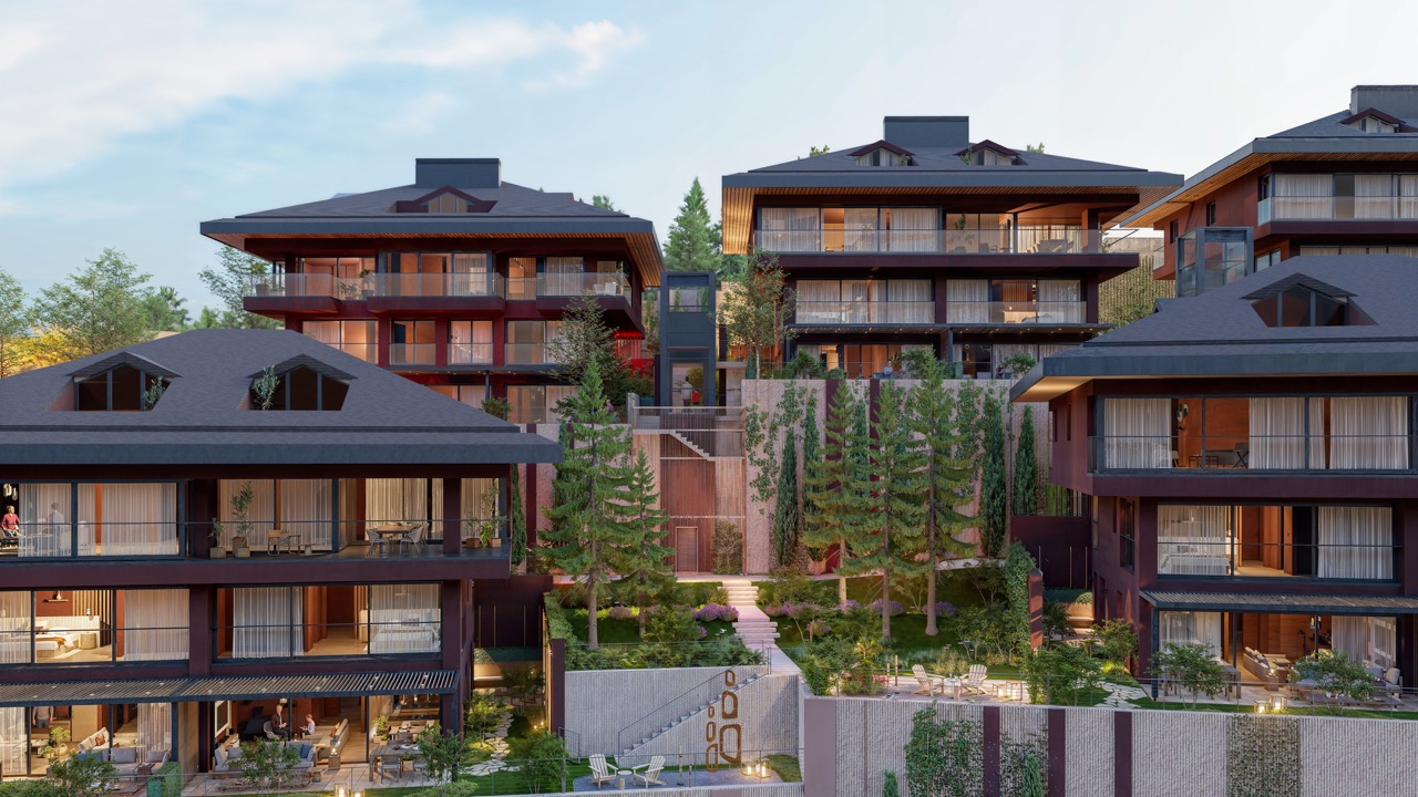 Prestigious residential project surrounded by nature with panoramic views of the Bosphorus and Belgrad Forest