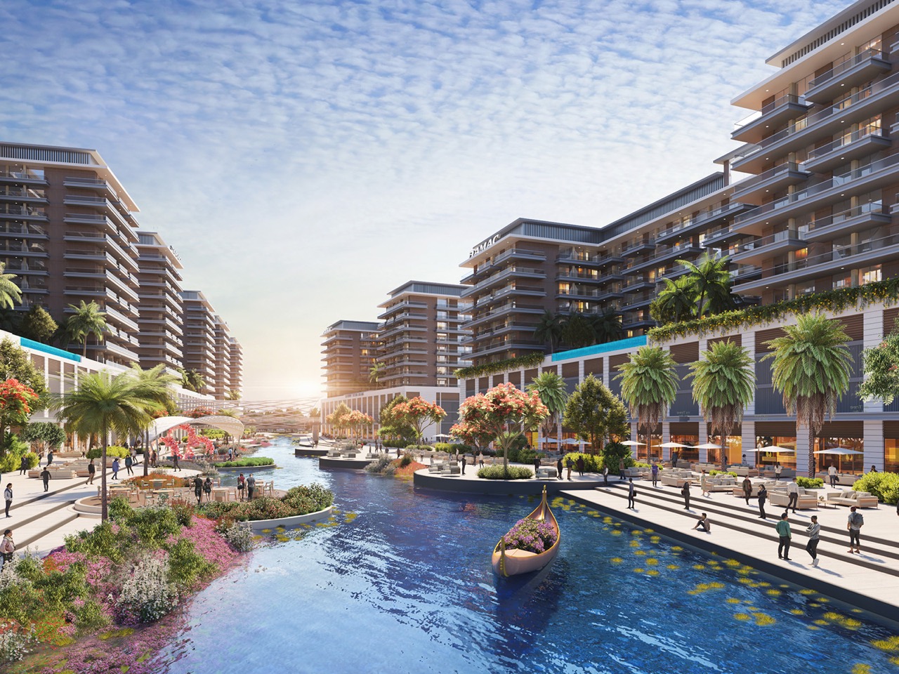 DAMAC Riverside Views — apartments in a waterfront wellness community in Dubai