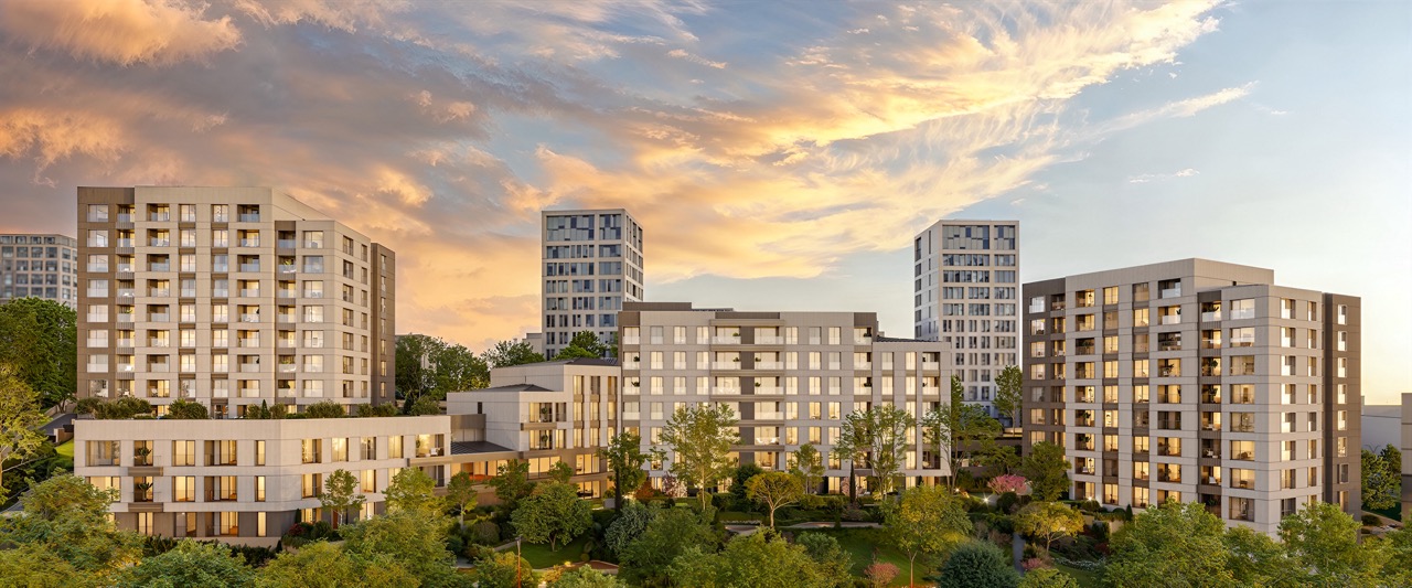 Apartments in Istanbul in the Ataşehir district in a modern residential complex - Photo 2