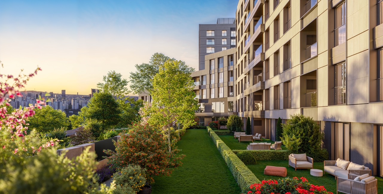 Apartments in Istanbul in the Ataşehir district in a modern residential complex - Photo 4