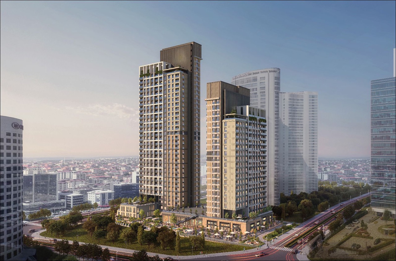 Apartments in Istanbul near the metro in the Ümraniye district