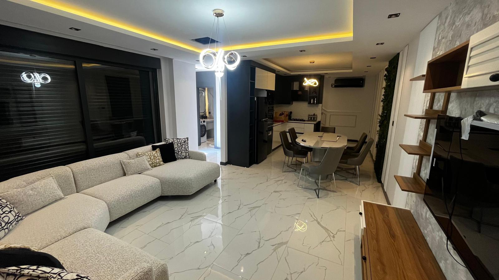 3+1 duplex villa in Incekum with sea views, a private pool, and a garden - Photo 9