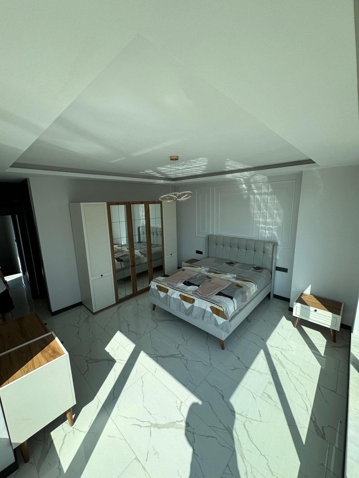3+1 duplex villa in Incekum with sea views, a private pool, and a garden - Photo 17