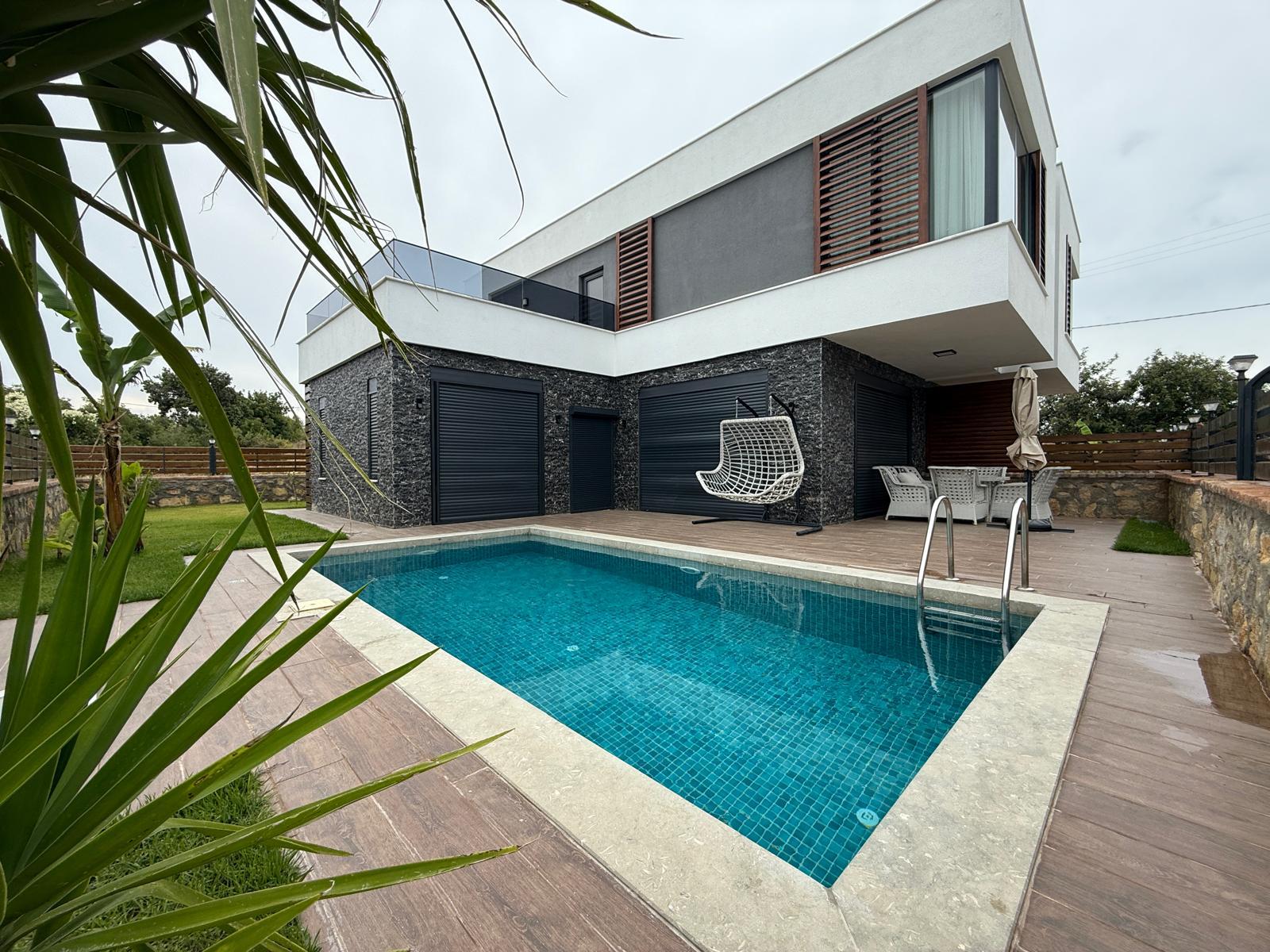 3+1 duplex villa in Incekum with sea views, a private pool, and a garden - Photo 2