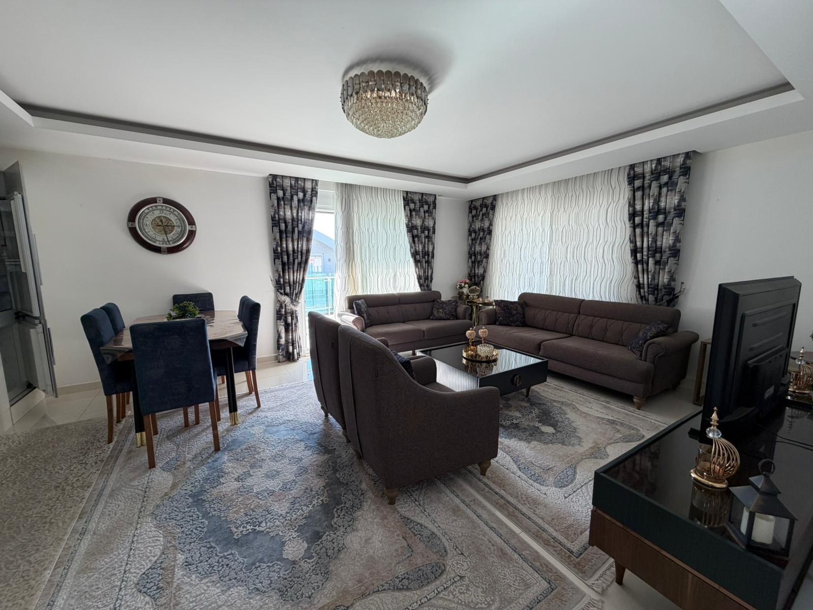 Furnished 3+1 Duplex in Cleopatra, Alanya, 350 m from the Beach - Photo 3