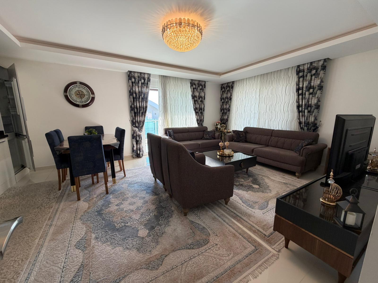 Furnished 3+1 Duplex in Cleopatra, Alanya, 350 m from the Beach - Photo 4