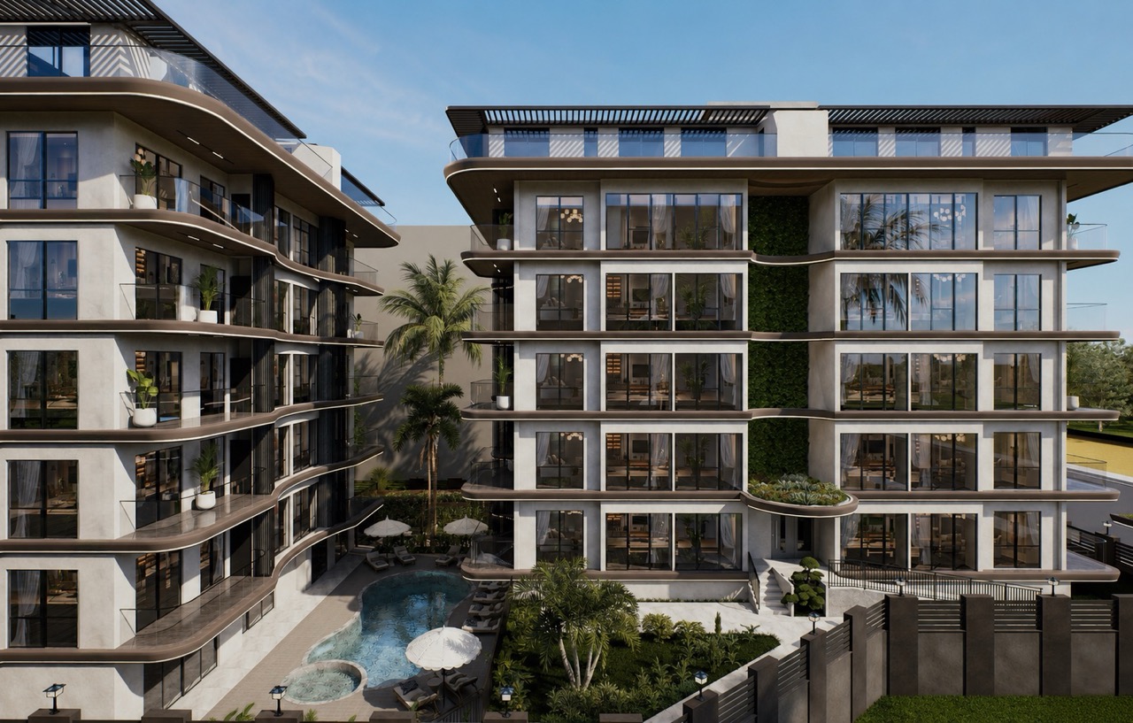 Apartments and duplexes 150 meters from the sea in the center of Alanya