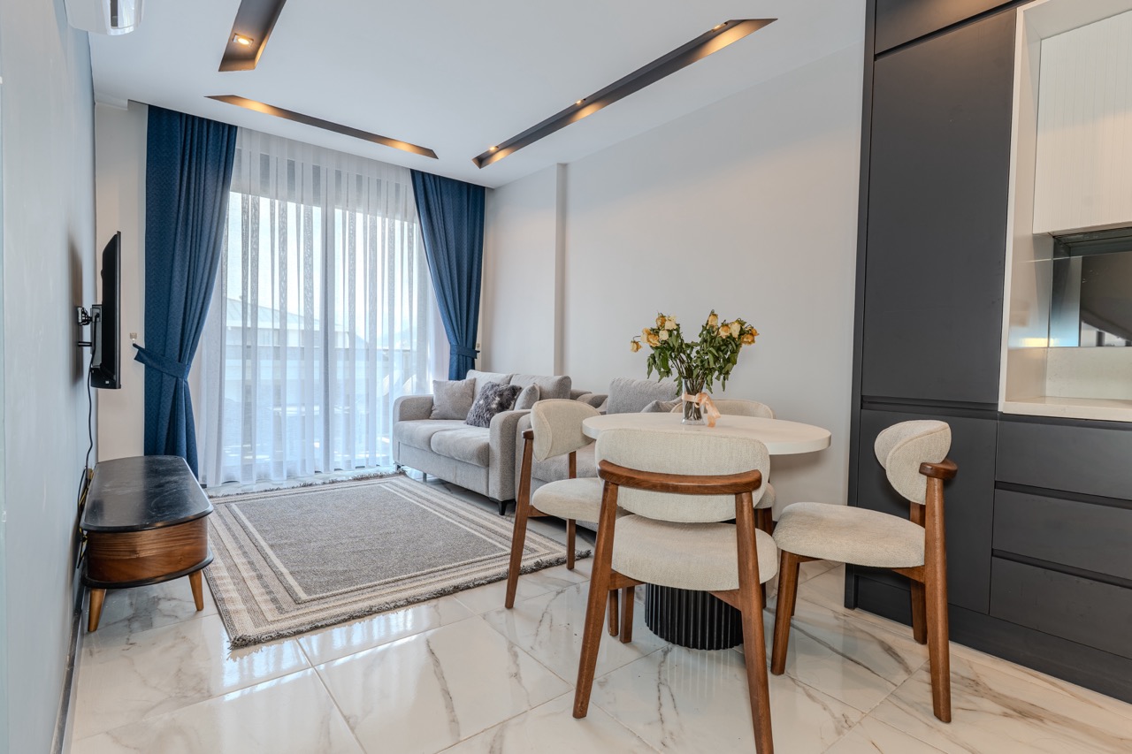 Furnished 1+1 apartment in Mahmutlar with mountain and city views, 600 meters from the sea - Photo 23
