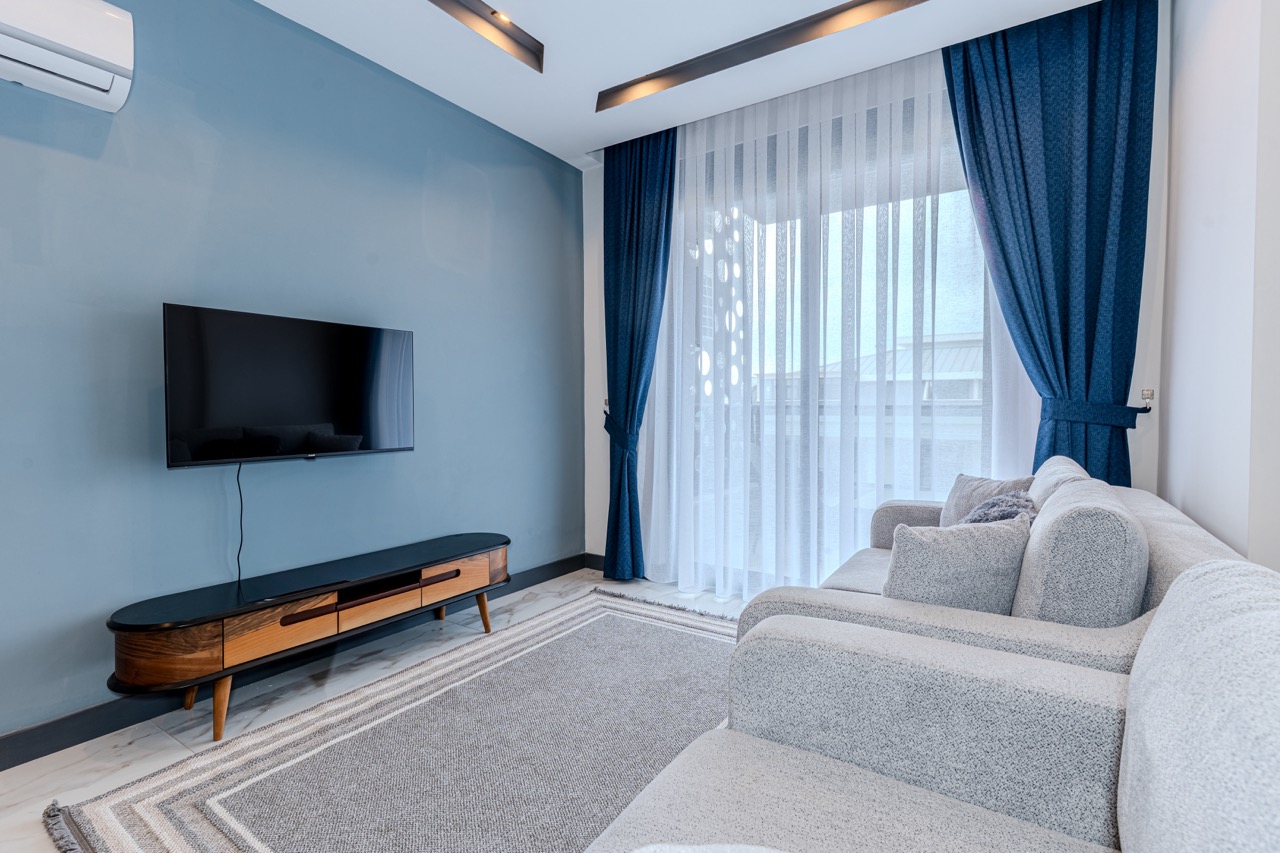Furnished 1+1 apartment in Mahmutlar with mountain and city views, 600 meters from the sea - Photo 26