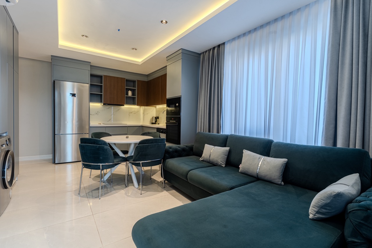 Furnished 1+1 apartment with access to a private garden in Oba - Photo 12