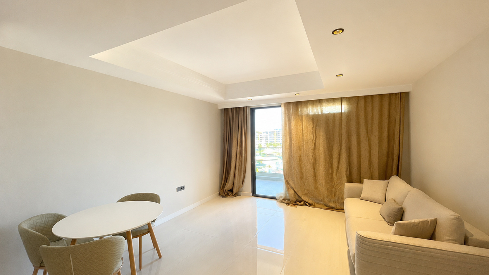 1+1 apartment in Türkler with a private beach and 5-star hotel facilities - Photo 7