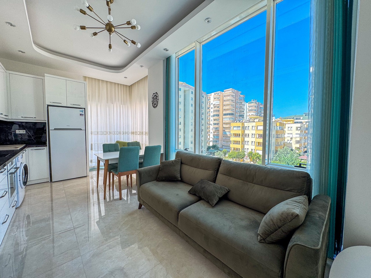 Furnished 1+1 apartment in Mahmutlar in a complex with pools and SPA - Photo 19