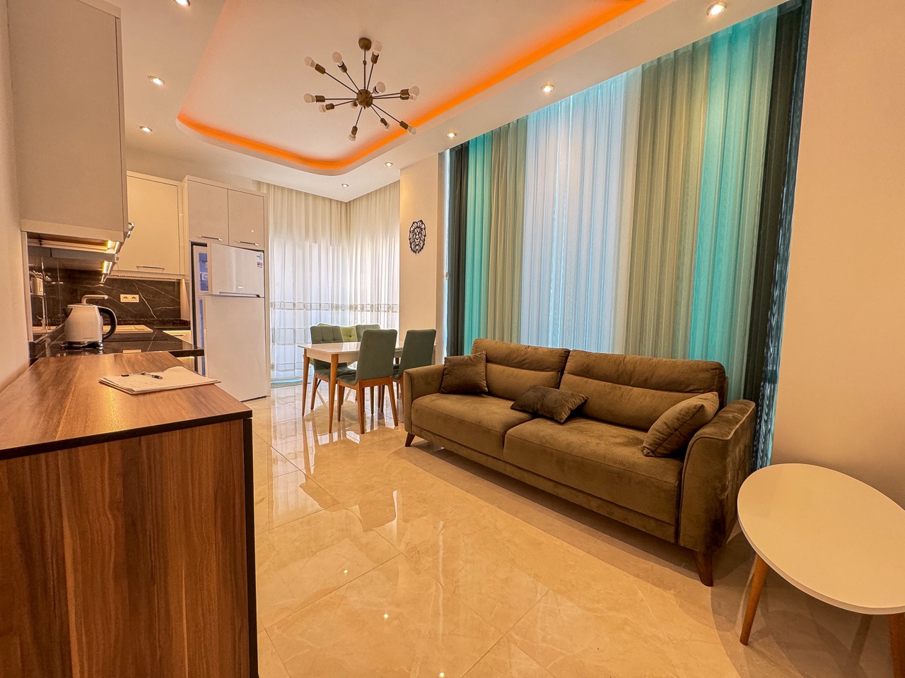 Furnished 1+1 apartment in Mahmutlar in a complex with pools and SPA - Photo 16