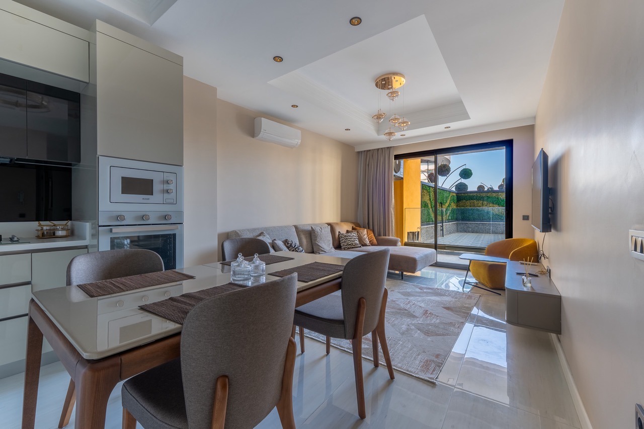 Furnished 2+1 apartments in Türkler with resort-style facilities - Photo 25
