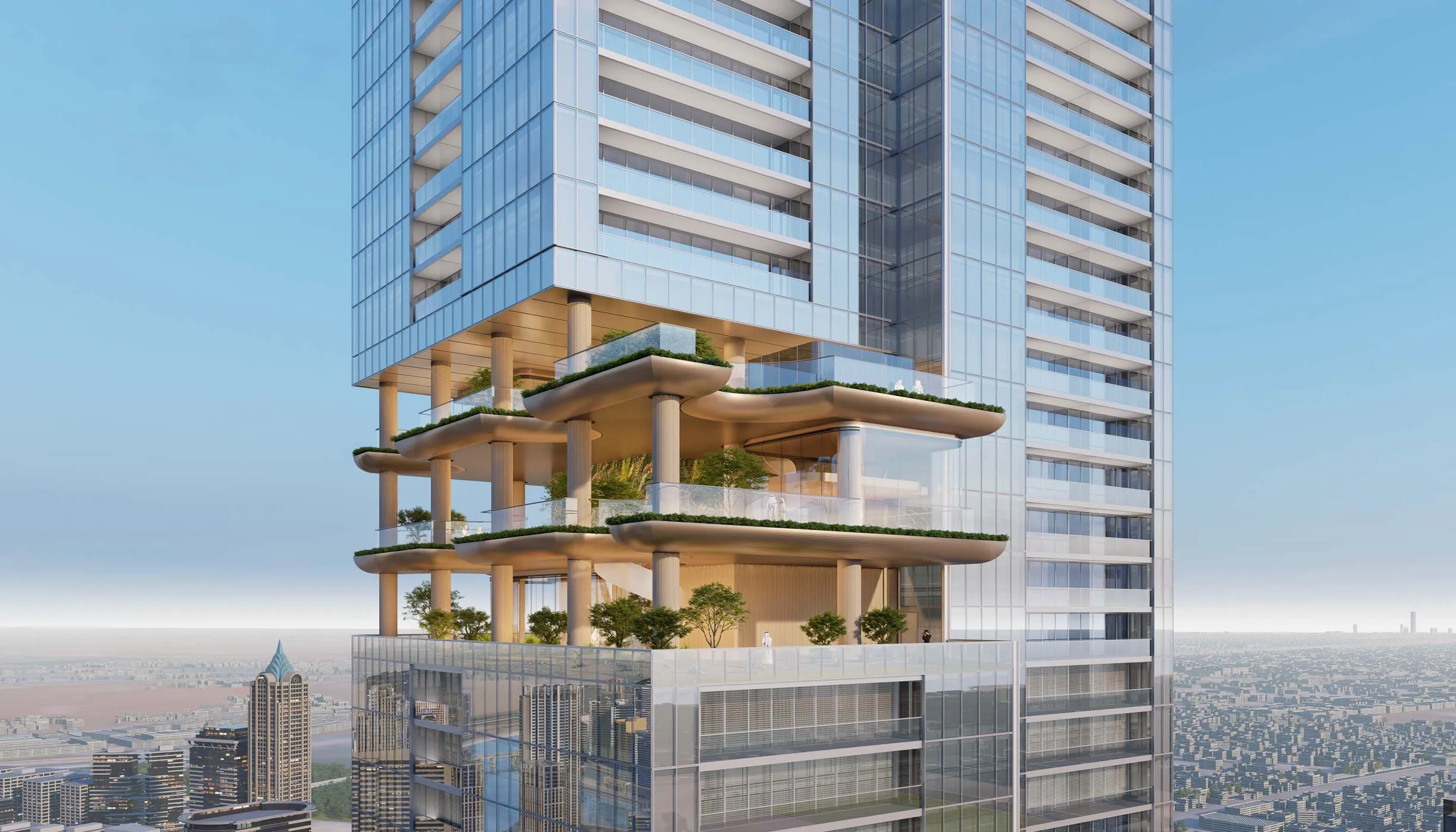 Sobha SkyParks — apartments in a skyscraper with elevated parks in Dubai - Photo 2