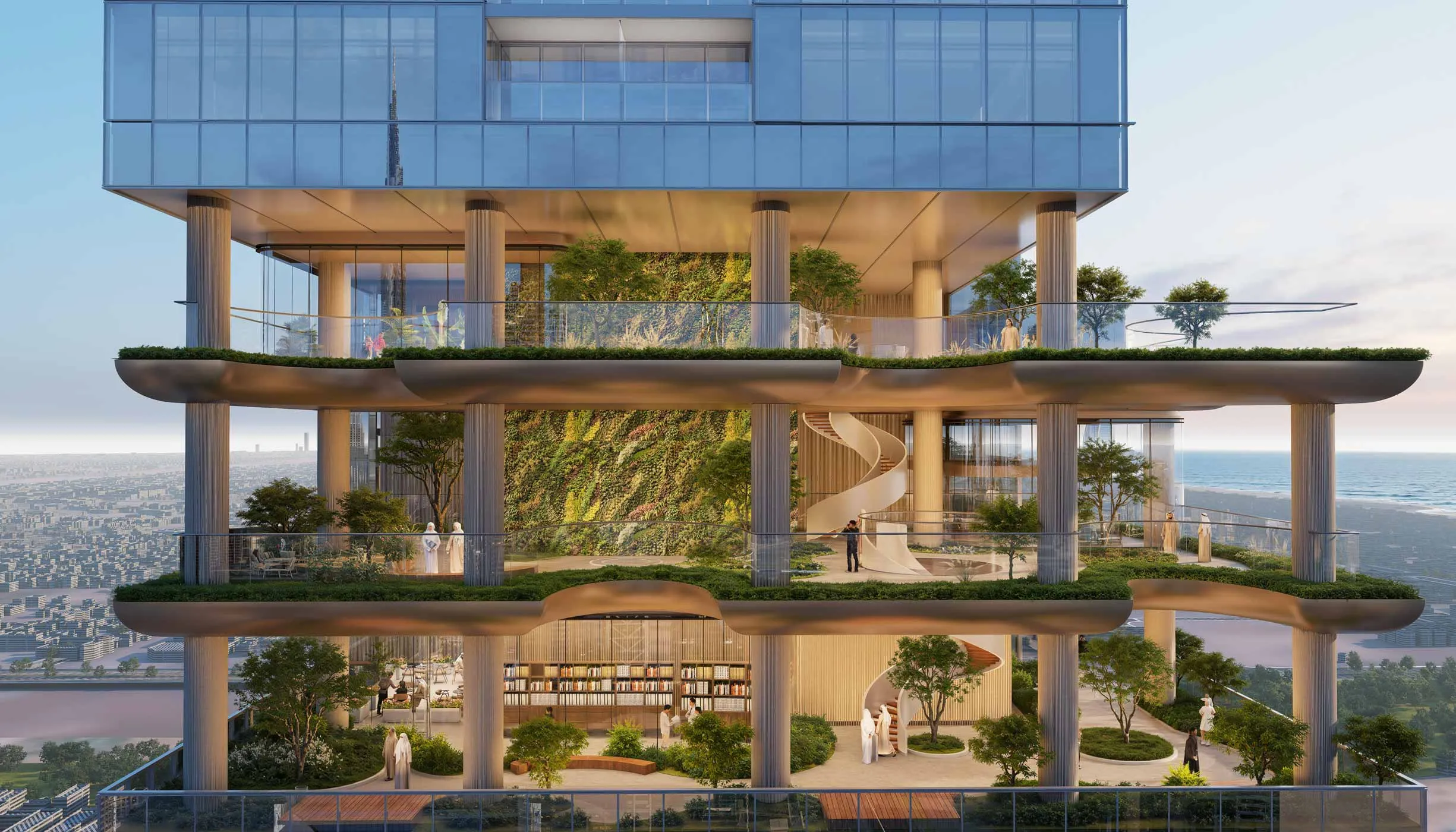Sobha SkyParks — apartments in a skyscraper with elevated parks in Dubai - Photo 20