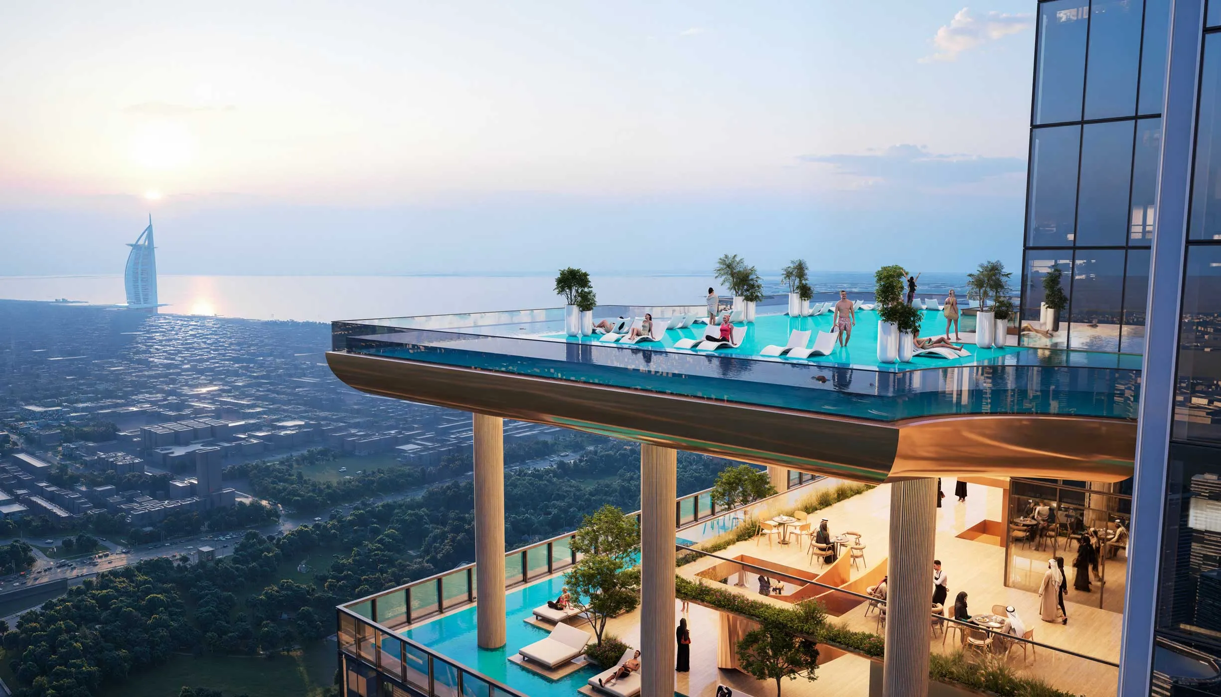 Sobha SkyParks — apartments in a skyscraper with elevated parks in Dubai - Photo 6