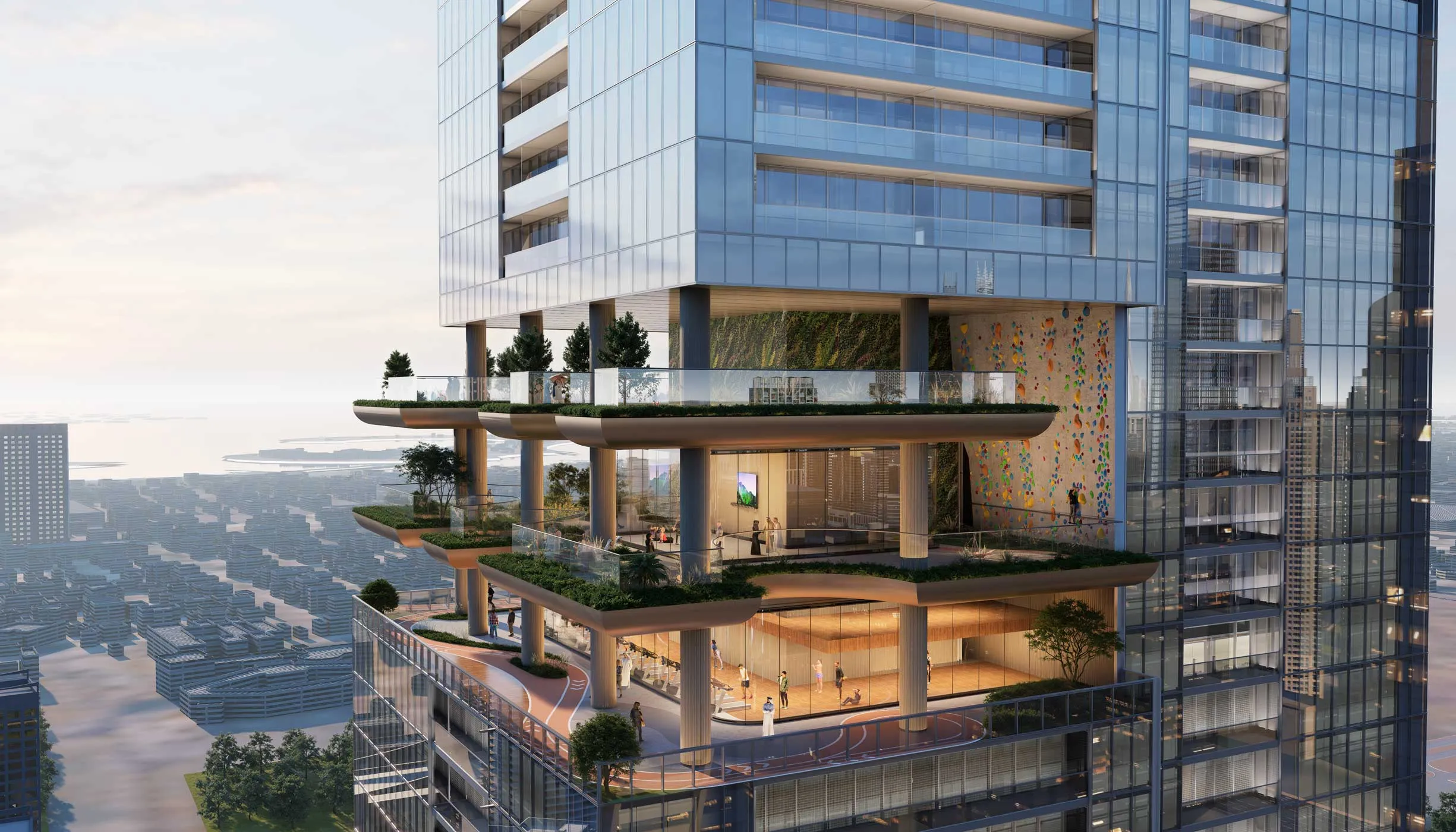 Sobha SkyParks — apartments in a skyscraper with elevated parks in Dubai - Photo 7