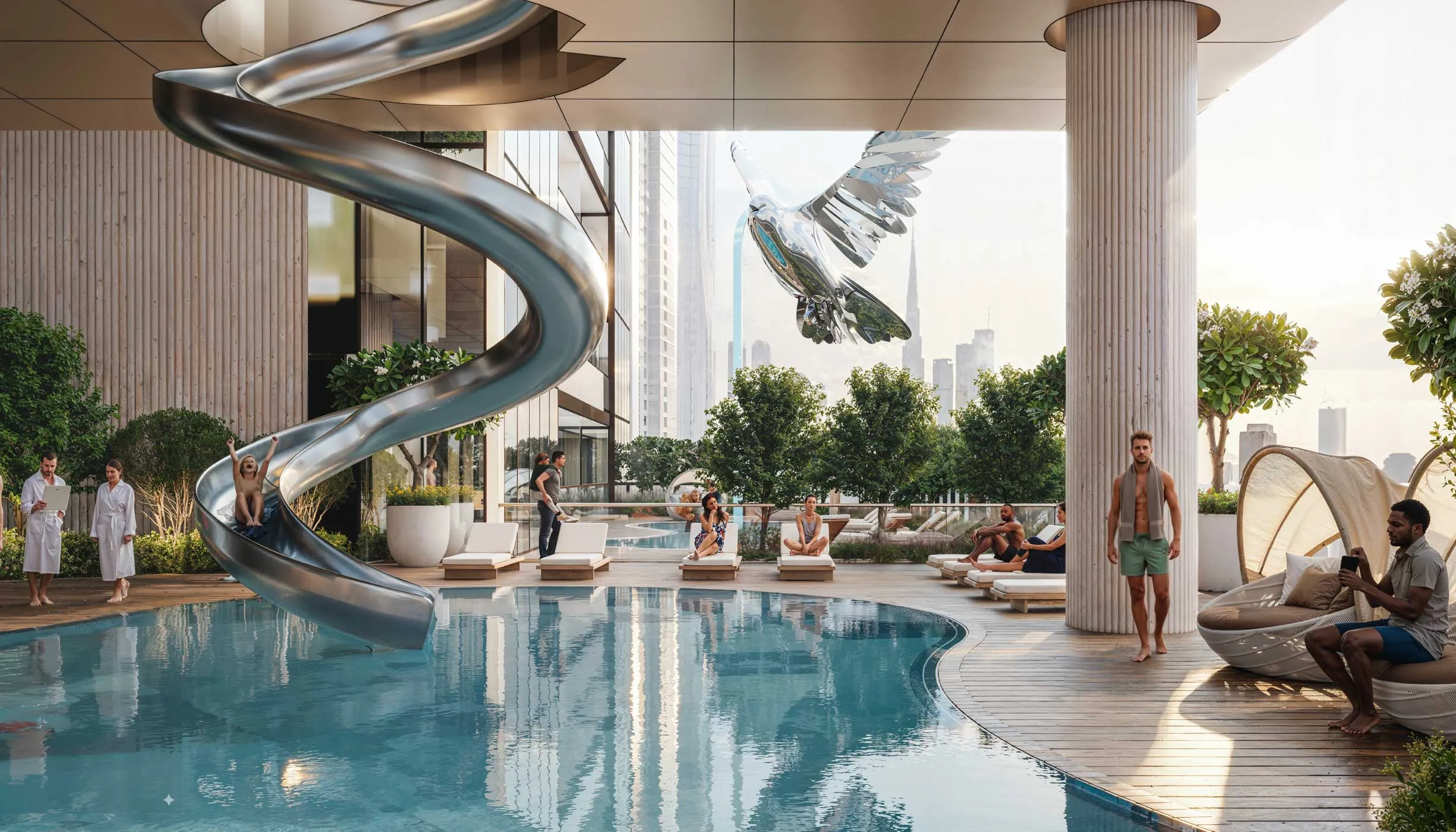 Sobha SkyParks — apartments in a skyscraper with elevated parks in Dubai - Photo 12