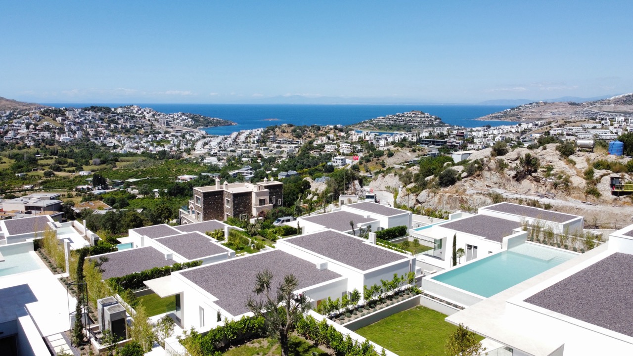 Premium 7+1 villas with panoramic views in Bodrum - Photo 12