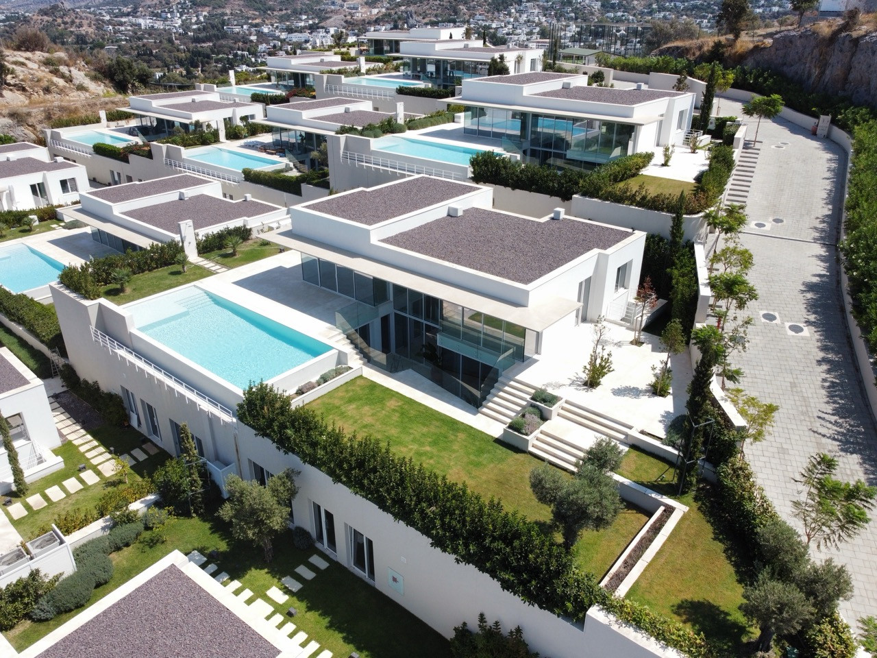Premium 7+1 villas with panoramic views in Bodrum