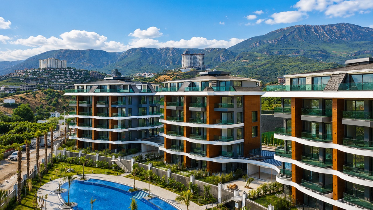 Furnished 2+1 Garden Duplex in a Full Infrastructure Complex in Kargicak