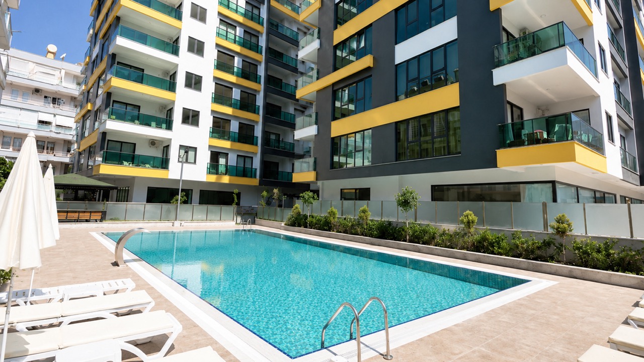 Spacious 2+1 Apartment in a Prestigious Complex in Alanya City Center - Photo 2