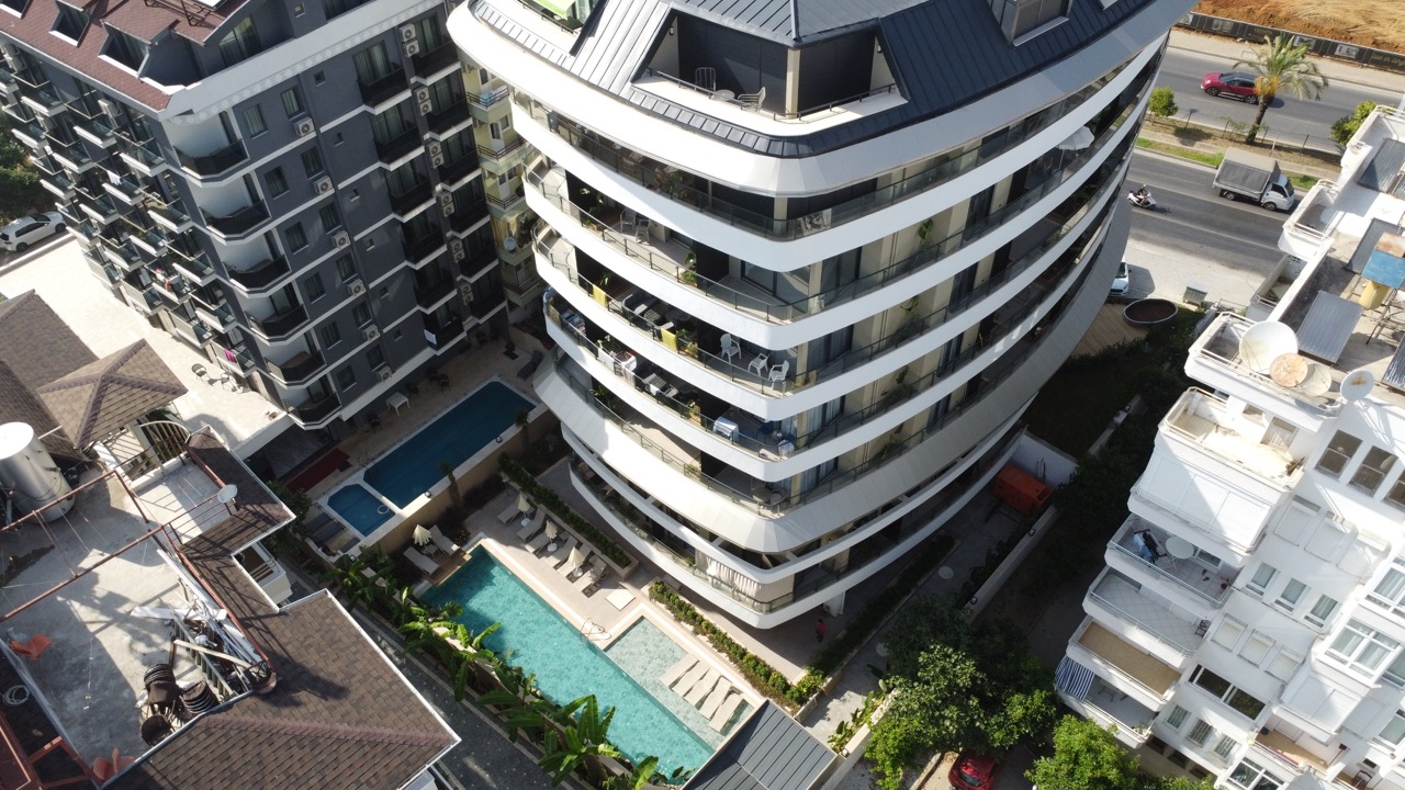 Furnished Loft 1+1 Apartments 170 Meters from Cleopatra Beach