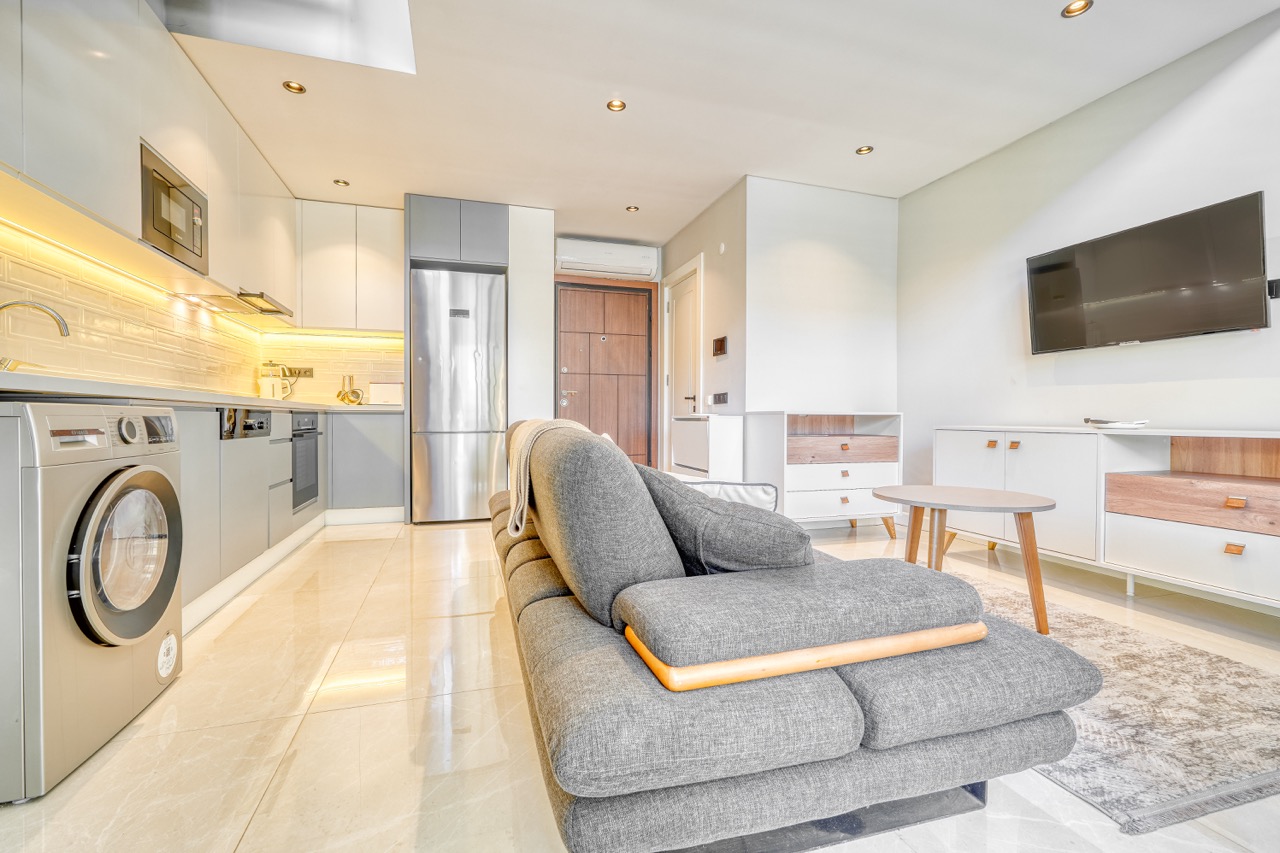 Лофт-квартира 1+1 в 170 метрах от пляжа Клеопатра - Фото 5