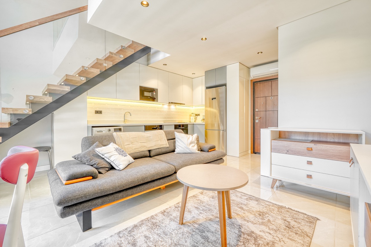 Лофт-квартира 1+1 в 170 метрах от пляжа Клеопатра - Фото 2